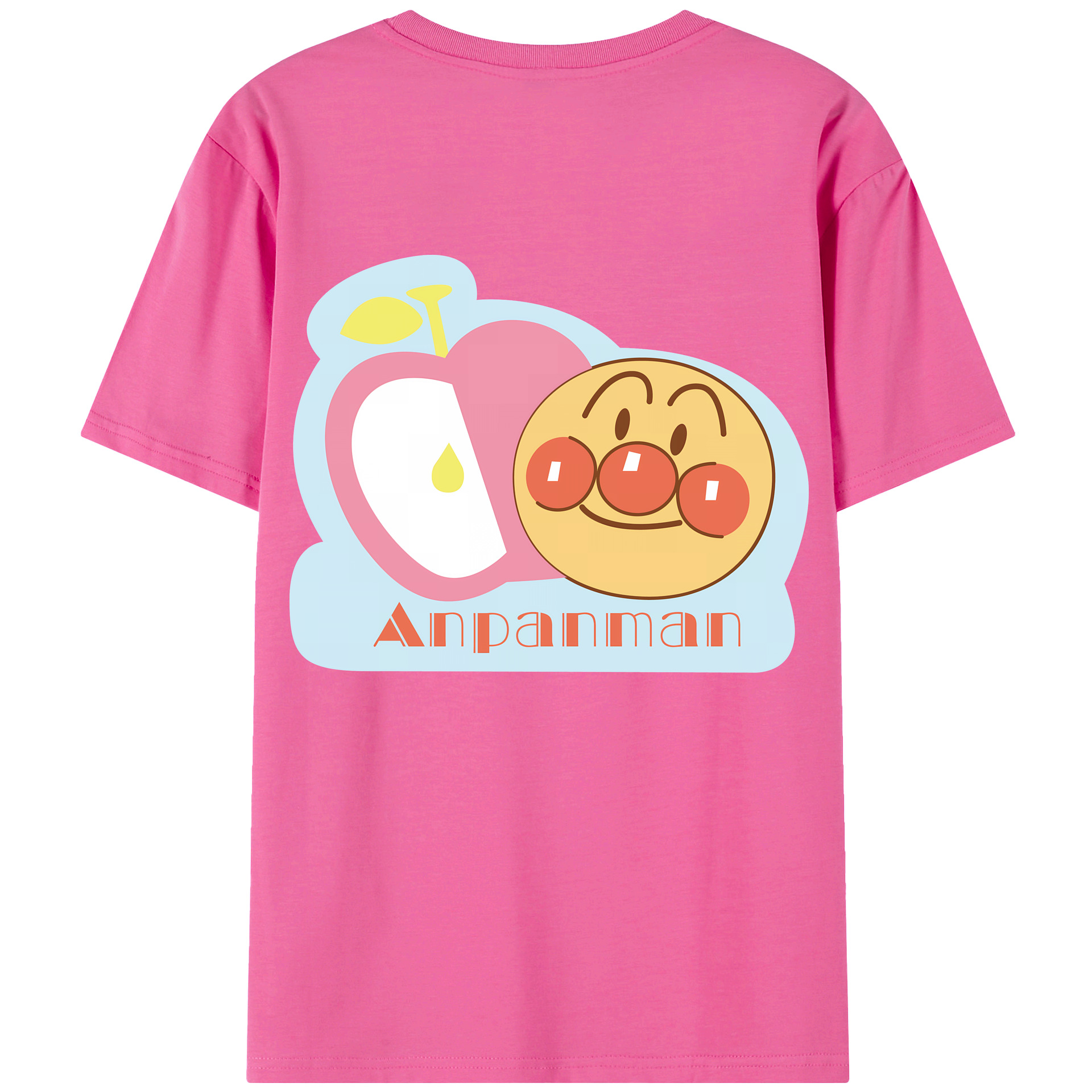 （画像用） アンパンマン Anpanman レディース半袖Tシャツ(バックプリント)